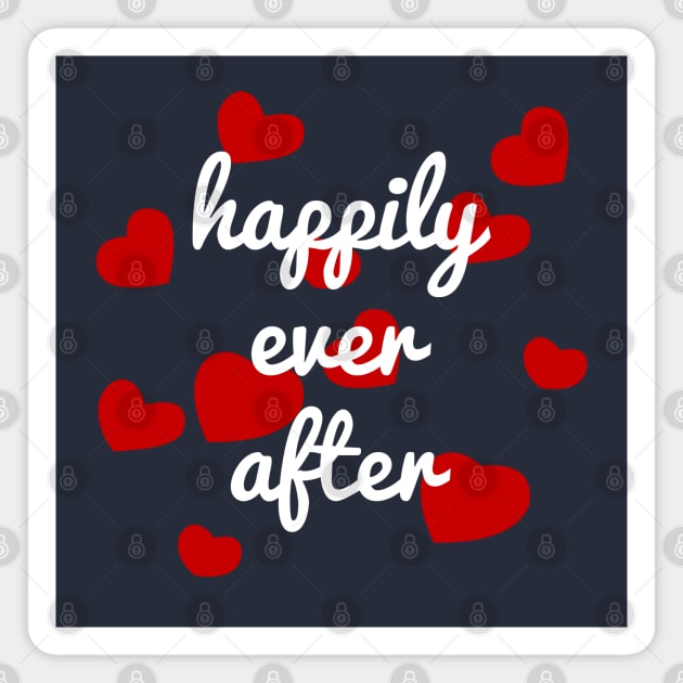 Happily Ever After Millennial Pink Magnet by FandomTrading